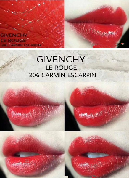 纪梵希n306什么颜色?纪梵希n306法式红试色