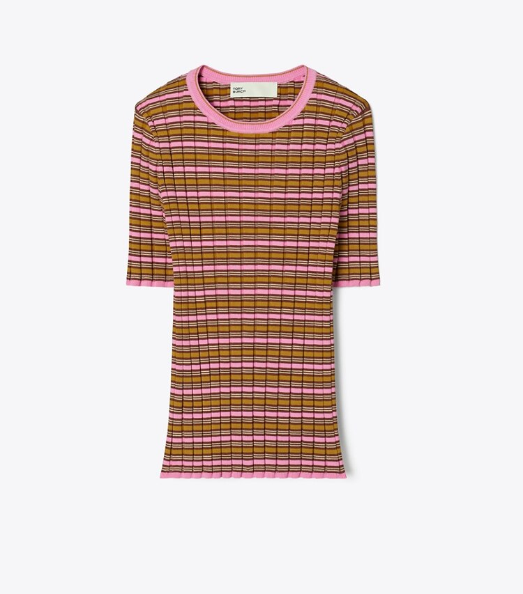 Tory Burch-Artistry-Cotton sweater-Native-Burch