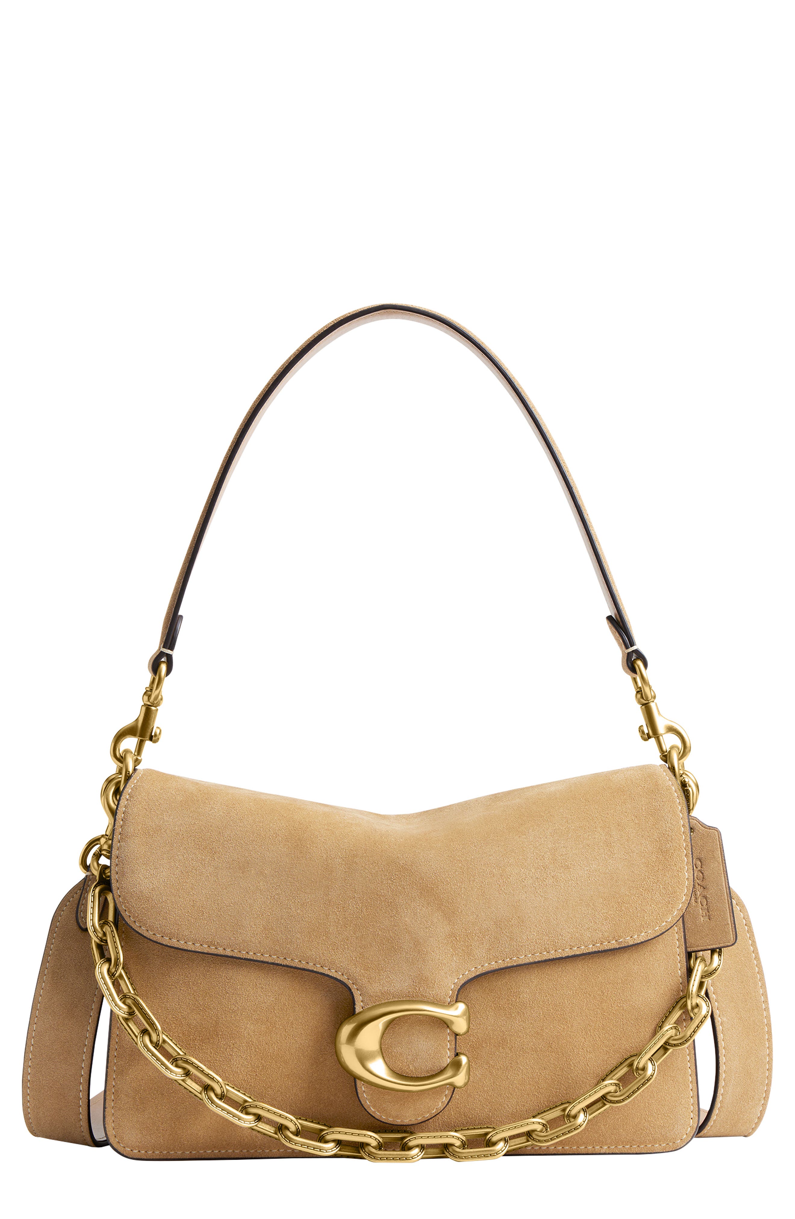 COACH Chain Tabby Suede 蔻驰单肩包