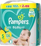 Pampers帮宝适 尿不湿 腰贴式 干爽透气 S(4~8千克) 104片