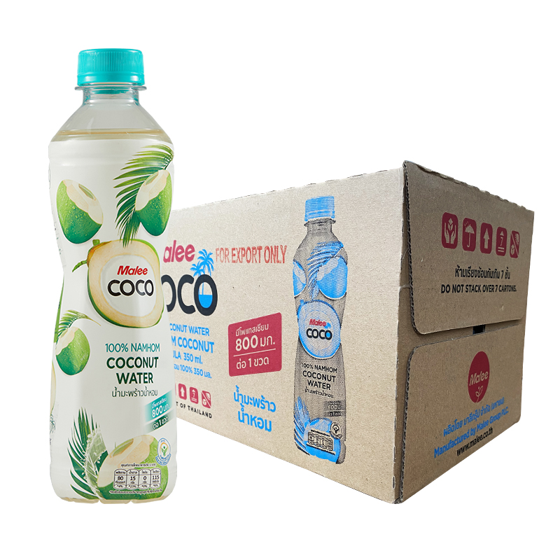 泰国进口Malee玛丽香水椰子水350ml*24瓶