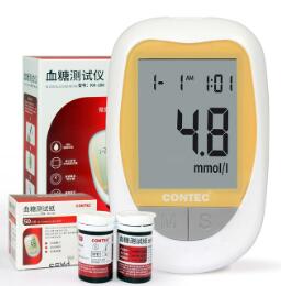 24.9元包邮！康泰 血糖测试仪 含50支试纸+50支采血针