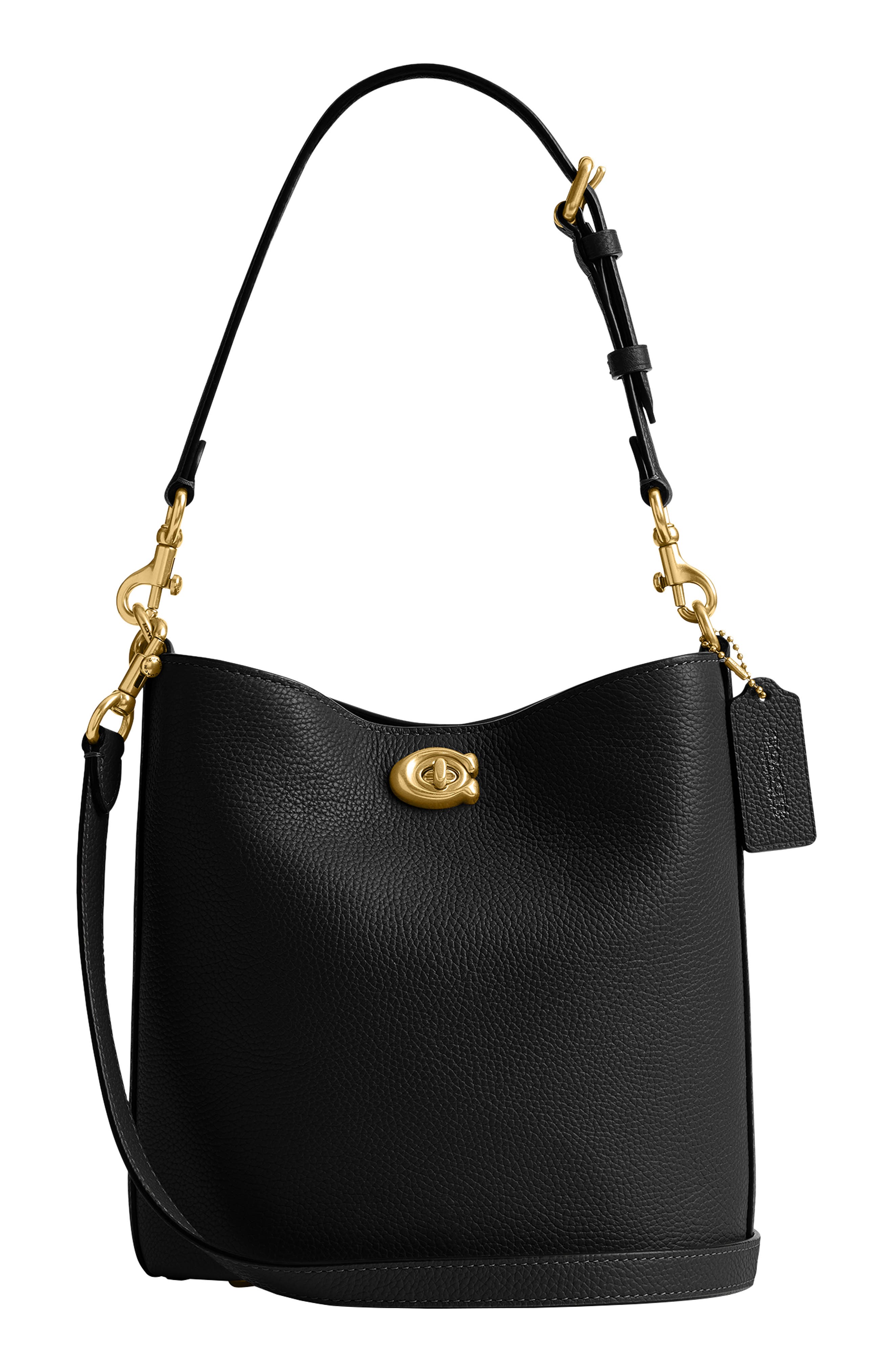 COACH Willow Polished Pebble Leather Shoulder Bag