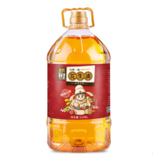 86.58元！金胜鲜油坊 压榨一级地道浓香花生油 5.436L（返5猫卡，凑单包邮）