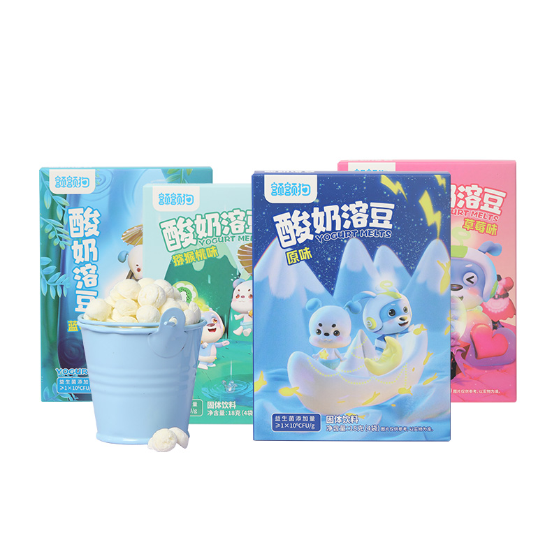 【拍3件】额额狗益生菌酸奶水果溶豆共3盒