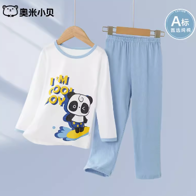 11.9元包邮！奥米小贝 . 儿童纯棉空调服