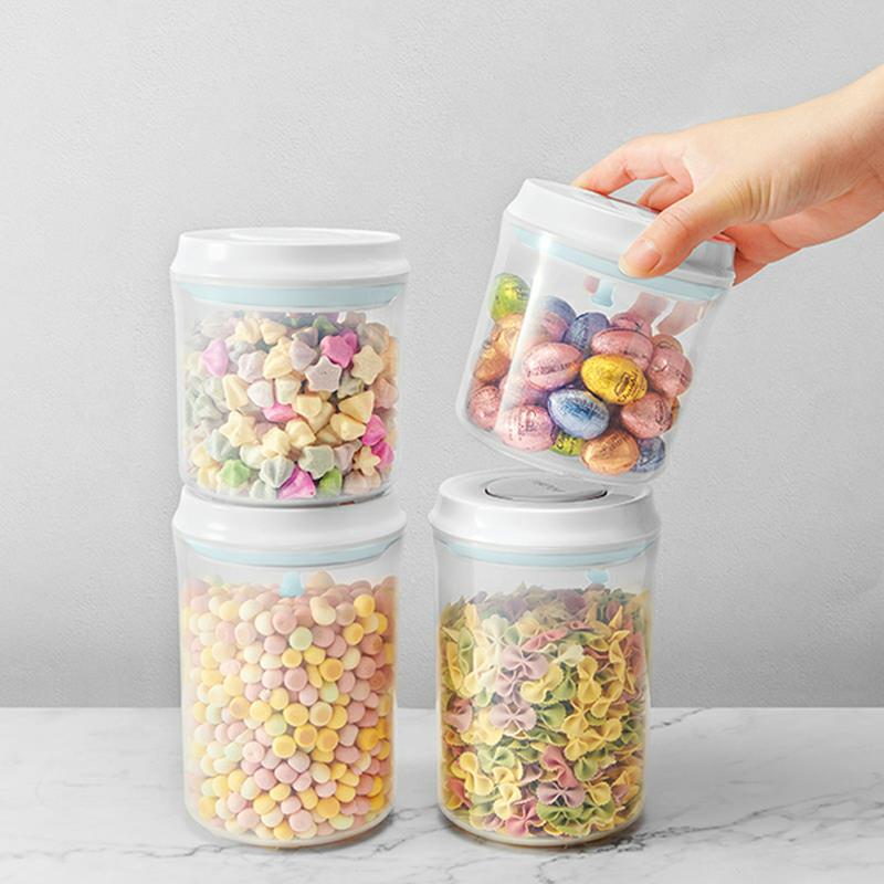 【包邮】安扣圆形食品级储物密封罐