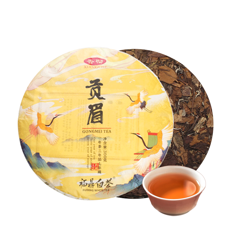 香彻福建白茶高山老树老白茶饼300g