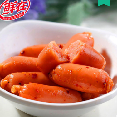 9.9元包邮！鲜在_小肉枣小香肠52粒