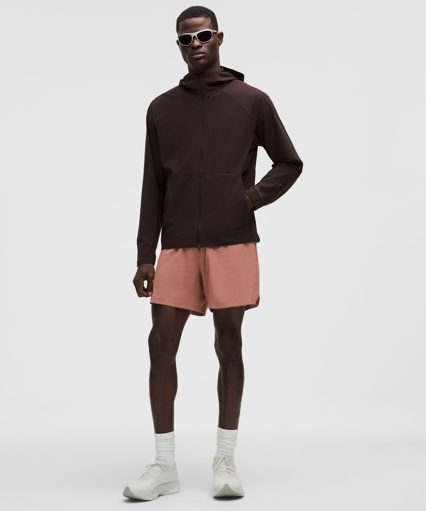 Lululemon Mile Maker Run Crew Ripstop Lined Short 6
