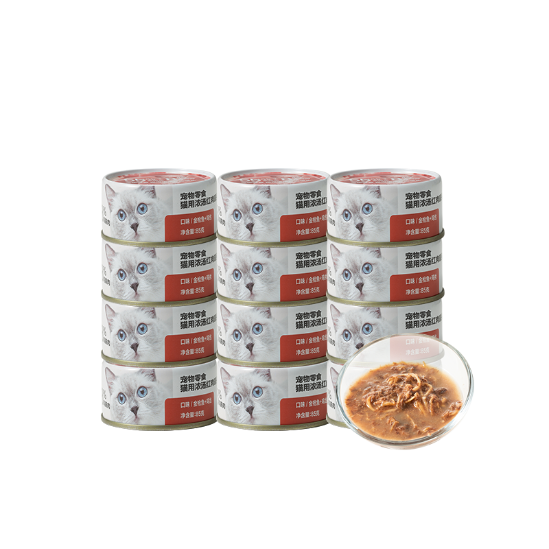 网易严选金枪鱼红肉猫罐头85g*6罐