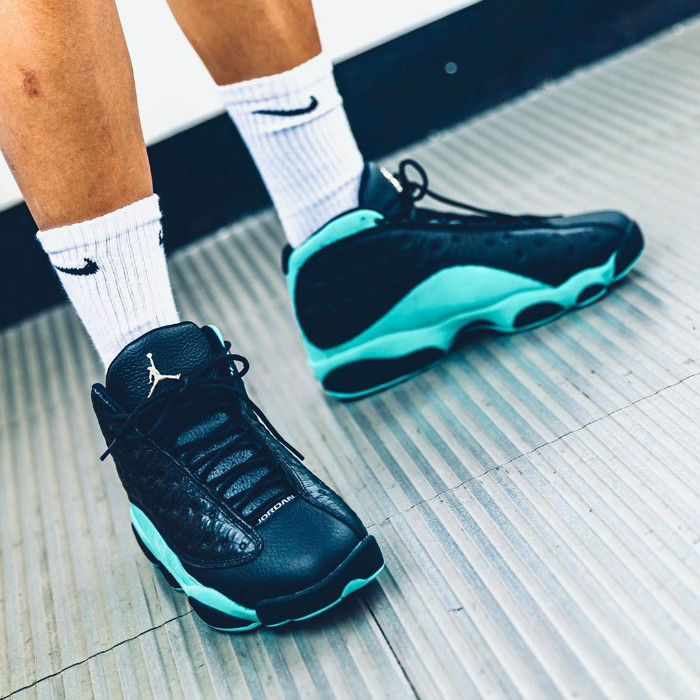 蒂芙尼配色的aj13上脚照曝光!