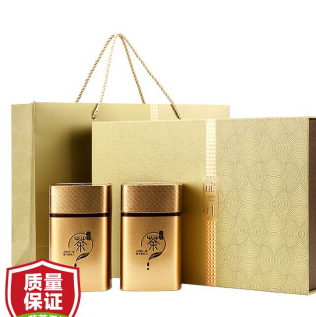 87元包邮！画茗 绿茶礼盒装250g（赠密封夹）