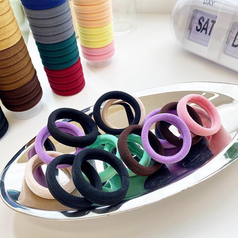 【稳定签到】加粗高弹力多色发圈10根