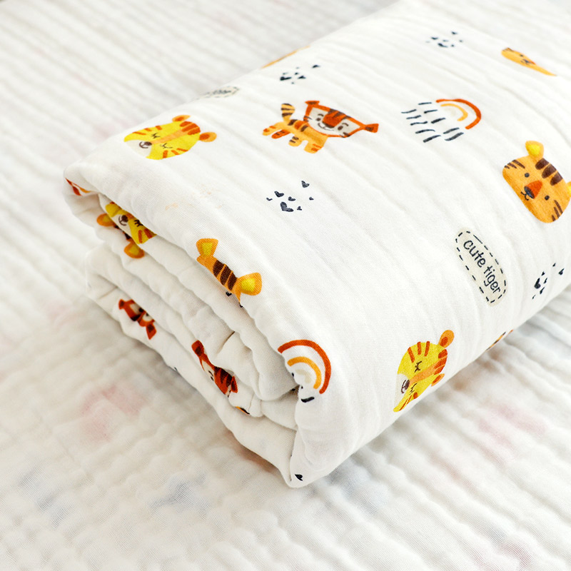 婴儿浴巾纯棉纱布超柔吸水新生儿盖毯