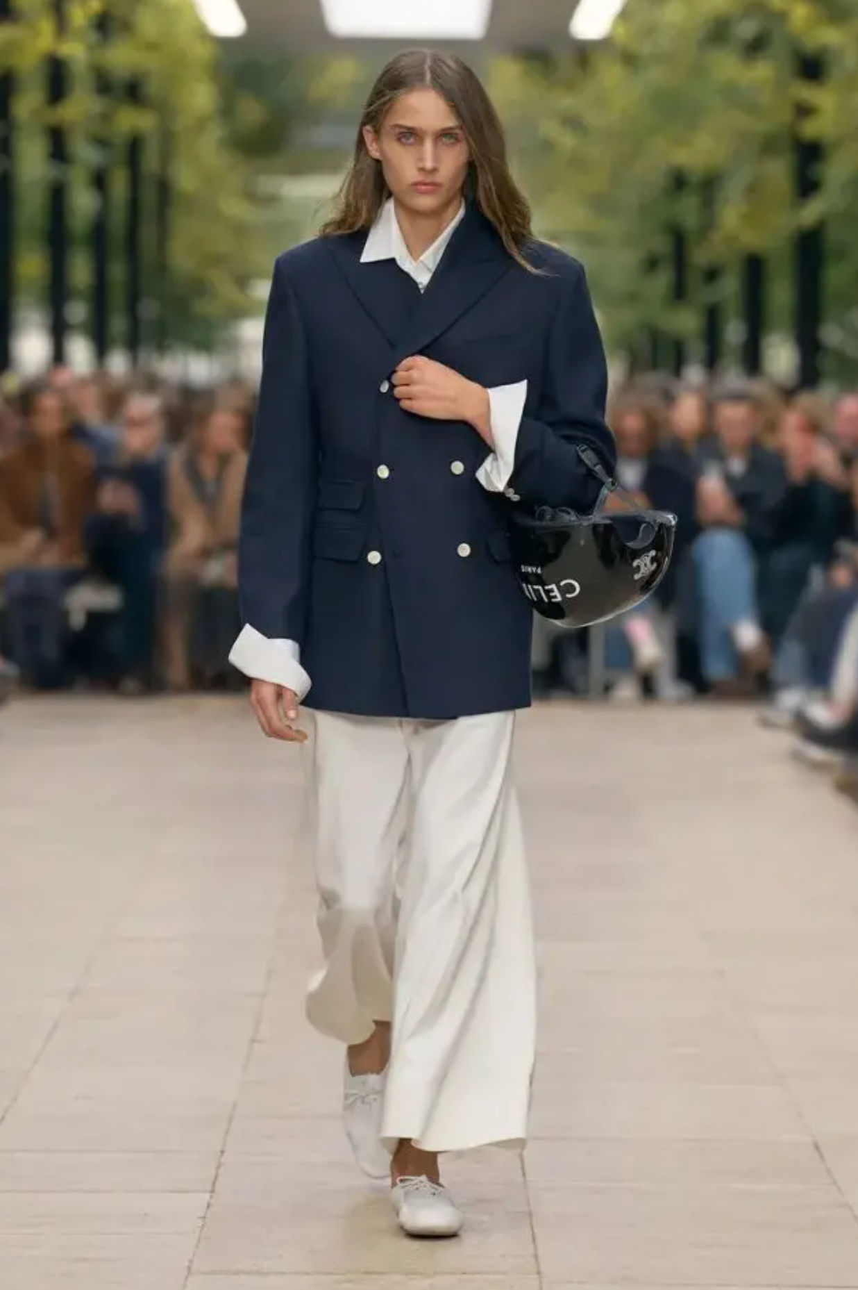 Celine Lambskin Lace-up Derbies for comfortable luxury wear