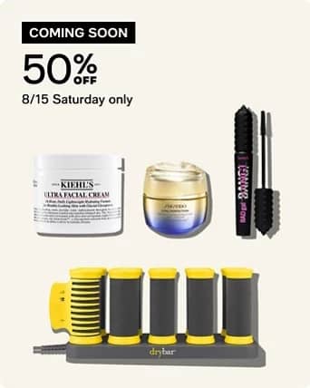 Macy's 10 Days of Beauty Day 9 - Kiehl's Jumbo Ultra Facial Cream and Shiseido 50% Off