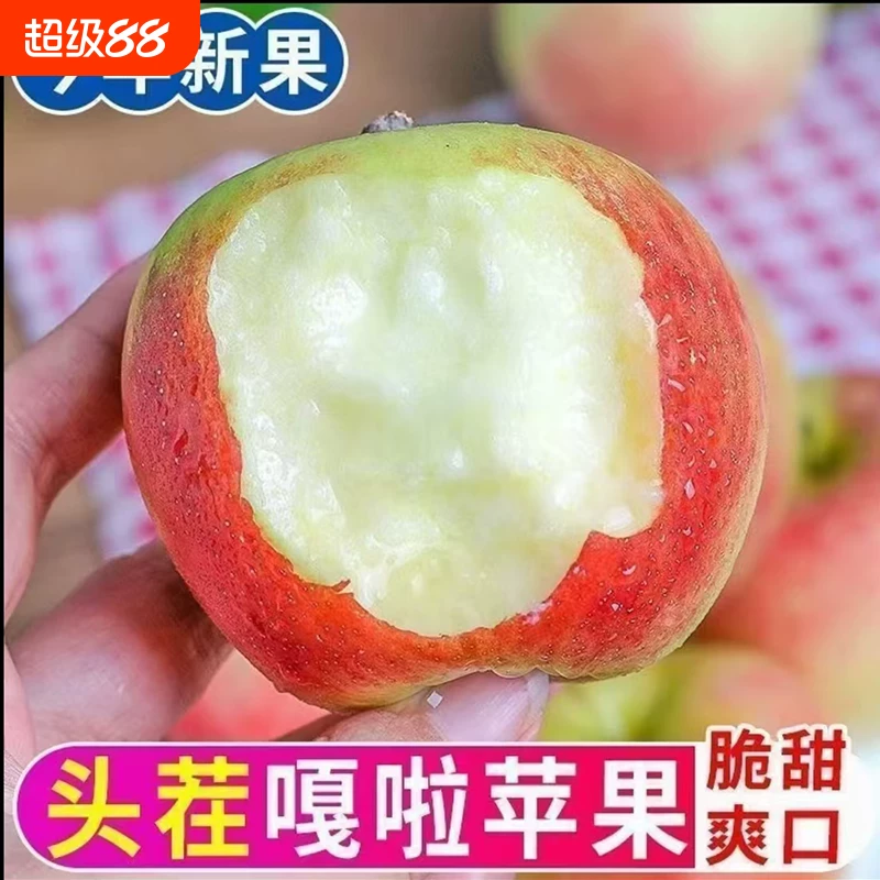 2026正宗嘎啦美八苹果现摘水果脆甜农家自种
