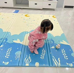 29.9元包邮！欧孕可折叠爬行垫