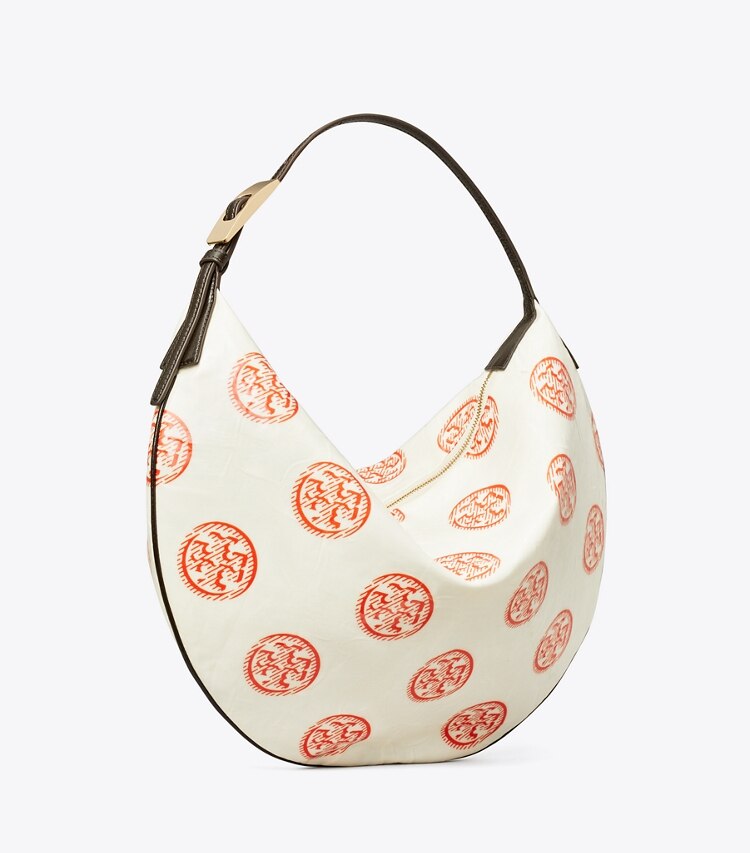 tory burch T Monogram Balloon Bag