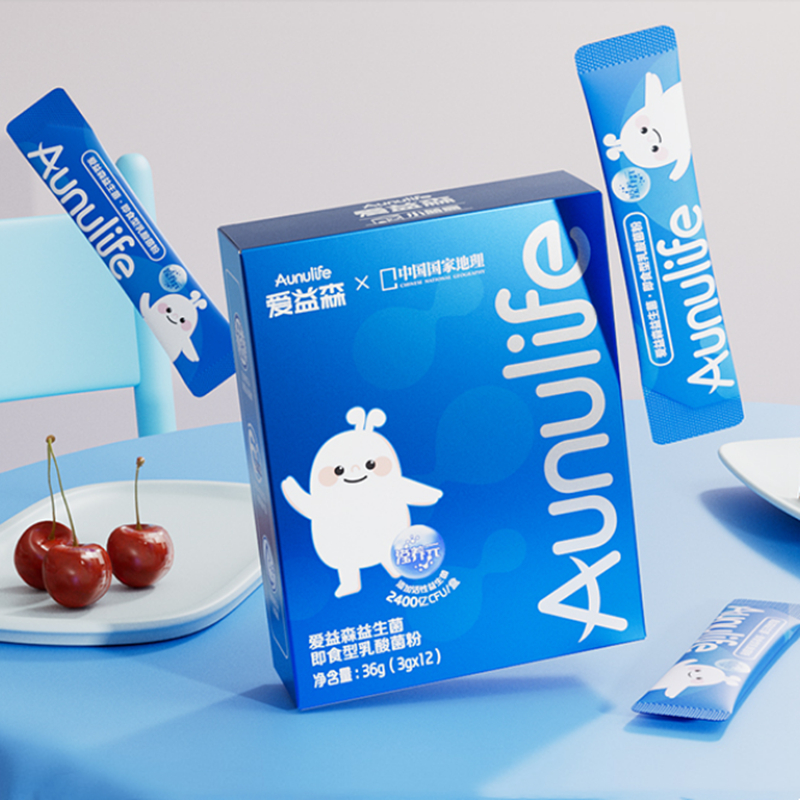 【可签到】爱益森小蓝盒益生菌3条