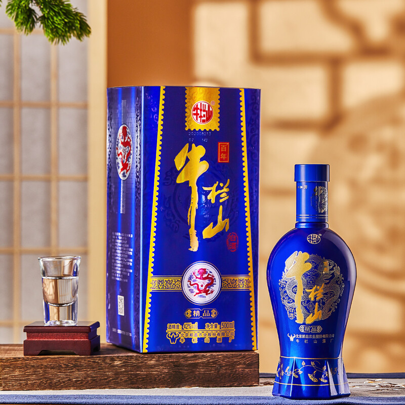 【JD旗舰店】牛栏山 二锅头42度百年精品 500ml*6瓶