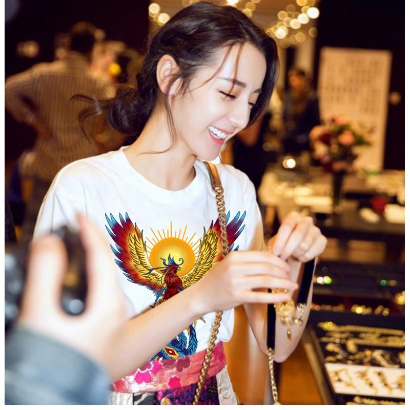网红白T恤夏超火纯棉短袖亲子装‼️