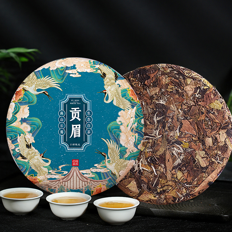 茗天仙  正宗福鼎贡眉白茶  生晒原料