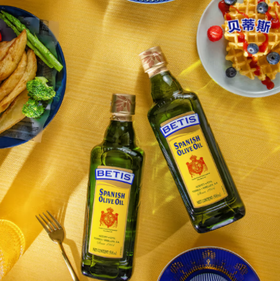 120元包邮！贝蒂斯 纯正进口橄榄油 500ml*4件（含赠）