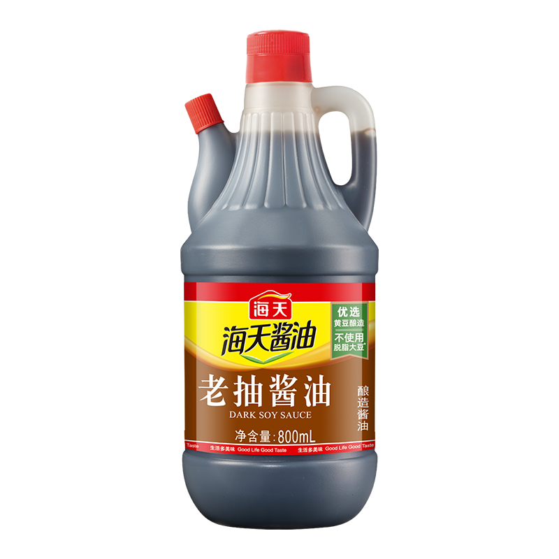 返3元【到手4.9！】海天酱油老抽酱油800ml