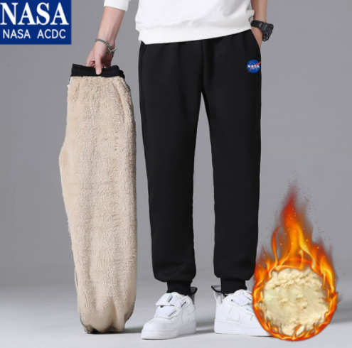 39元包邮！NASA联名加绒保暖运动裤