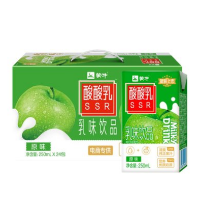 50.89元包邮！蒙牛 酸酸乳原味250ml*48盒