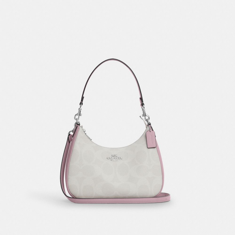 coach teri hobo bag in signature canvas CAL52-SVY2M