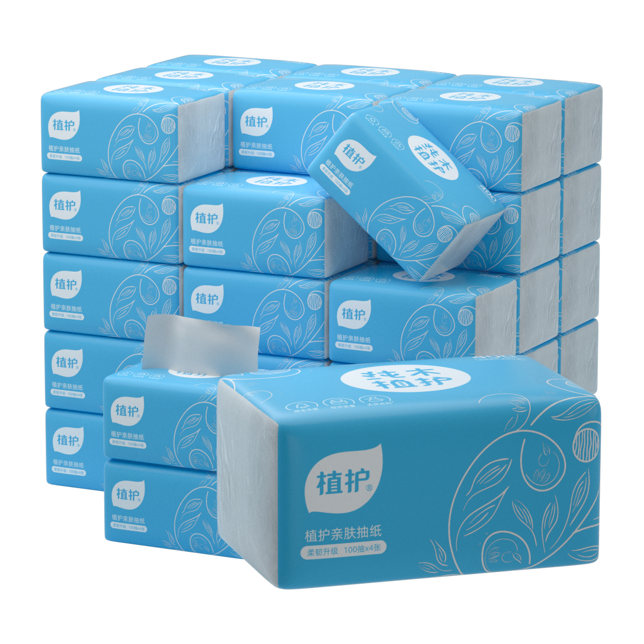 【大尺寸】植护爆款抽纸400张