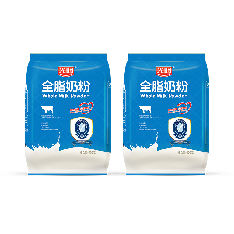 【光明】成人中老年全脂奶粉400g*2袋