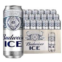 43.32元包邮！Budweiser 百威 ICE冰啤酒 500ml*18听