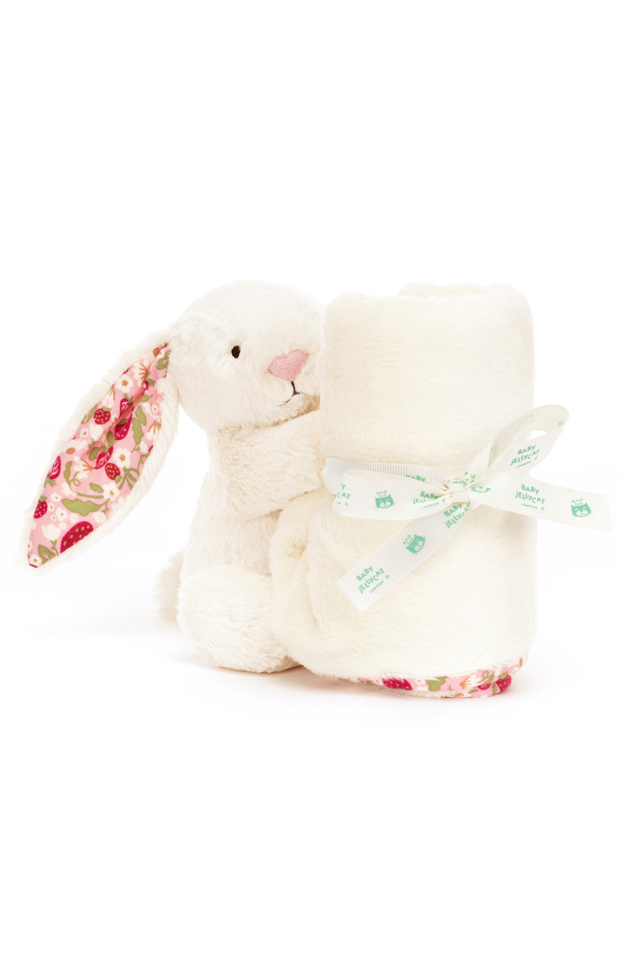 Jellycat Blossom Berry Bunny Soother Blanket