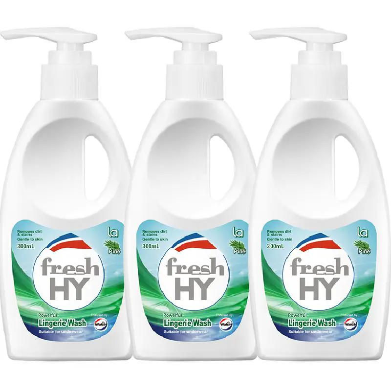 【下拉享优惠】威露士清可新内衣洗衣液300ml*3瓶去血渍异味