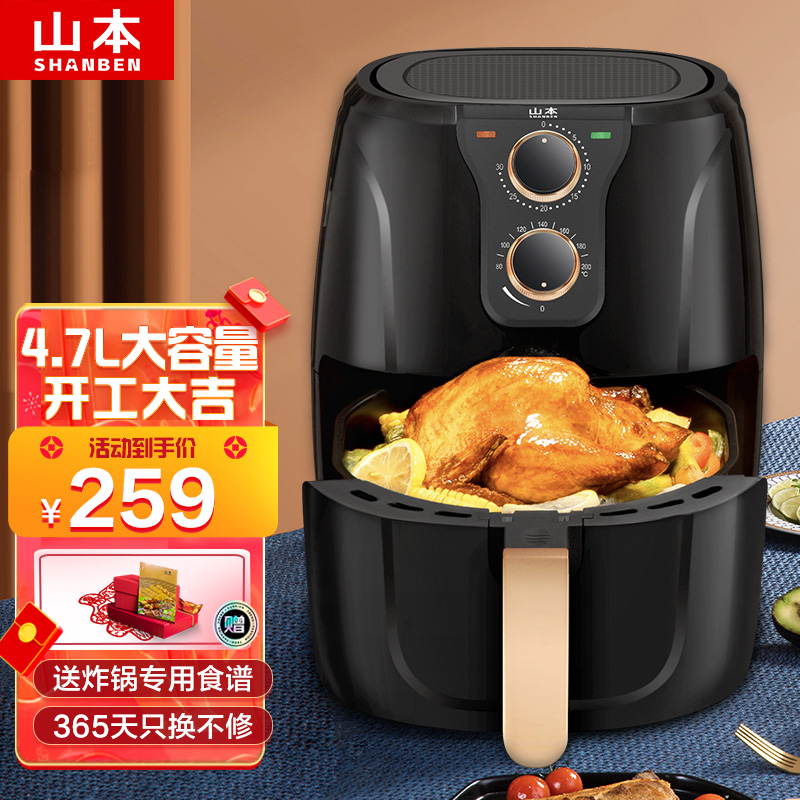 【漏洞209】【山本】空气炸锅无油健康 4.7L