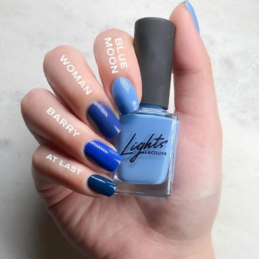 月亮河:多云的长春花,柔和的灰色基调 蓝月亮:浓郁的天蓝色配矢车菊色