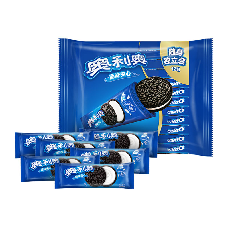 奥利奥夹心饼干超值12小包349g