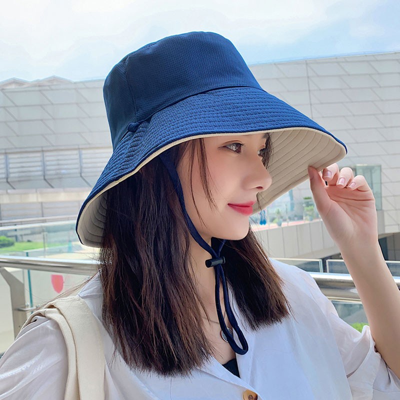 柠月静苼 网红款渔夫遮阳帽（双面可戴）