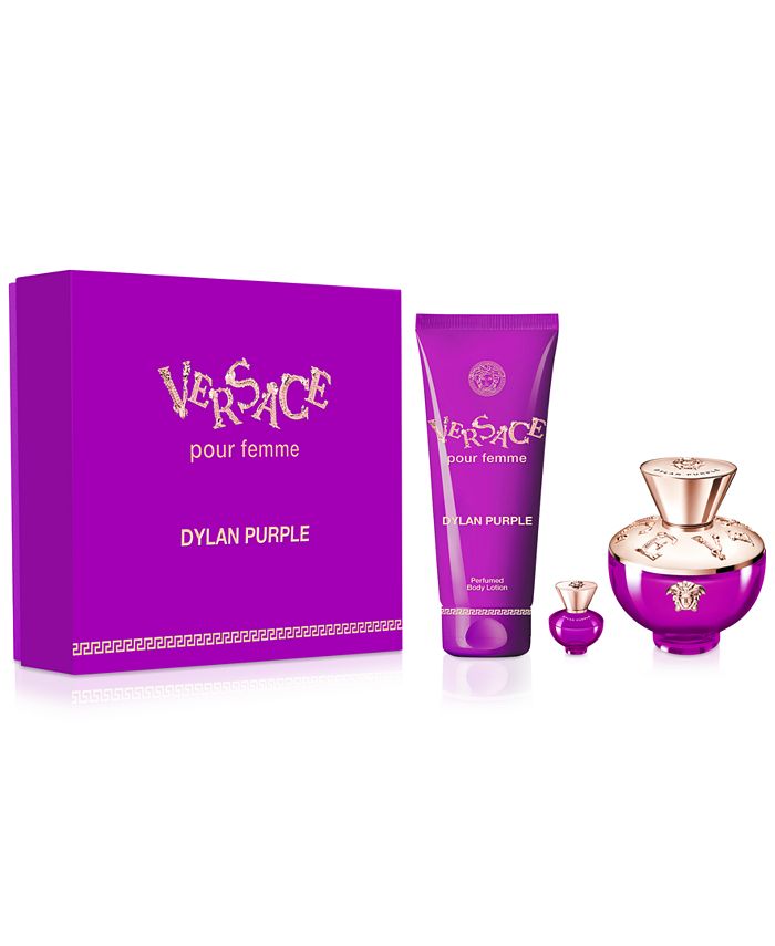Versace 3-Pc. Dylan Purple 香水EDP套装$104.55 Macys梅西百货超值好