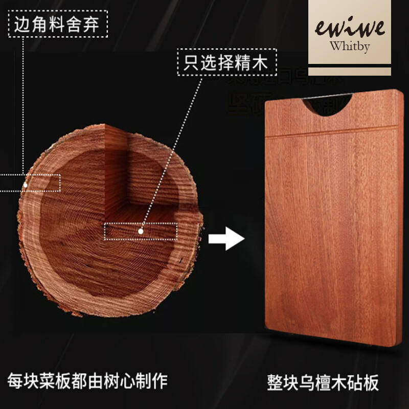 英国EWIWE 整切乌檀木菜板