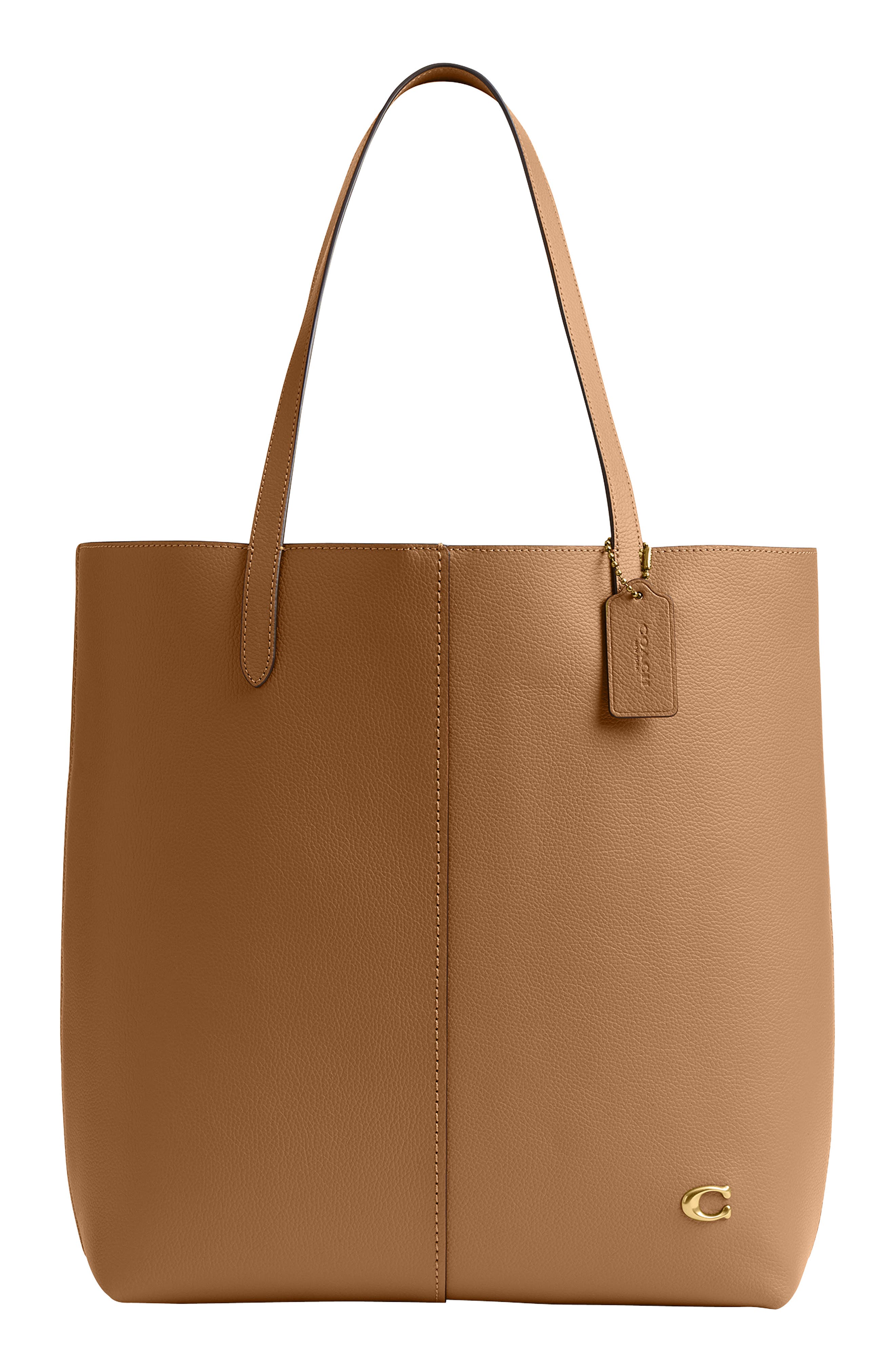 COACH North Pebbled Leather Tote