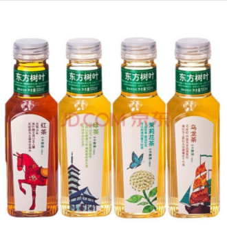 11元包邮！农夫山泉 东方树叶 4种口味混搭500ml*4瓶