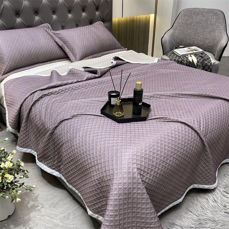 A类凉感丝夏被冰淇淋夏凉被可水洗空调被