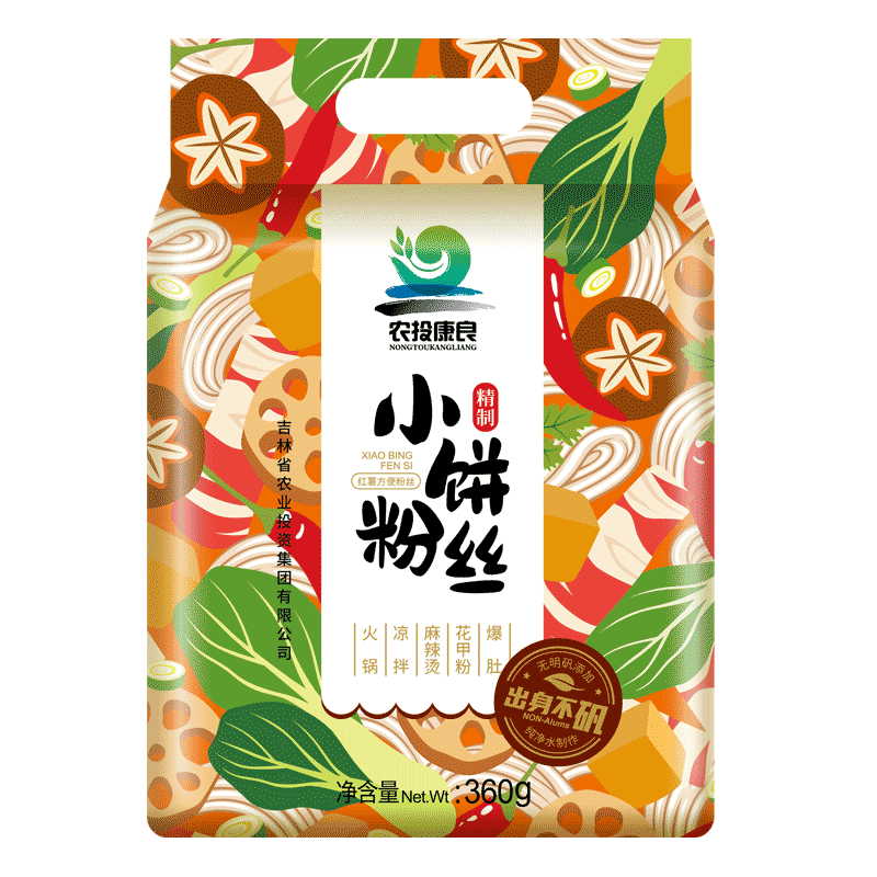 正宗红薯粉丝粉条6个共360g
