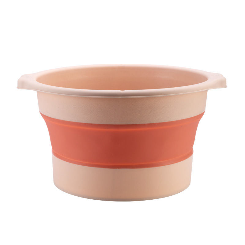 可折叠足浴盆家用节省空间塑料按摩洗脚盆