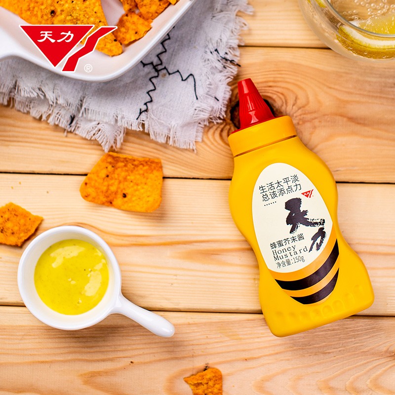 【JD旗舰】天力 蜂蜜芥末沙拉酱 150g*两瓶